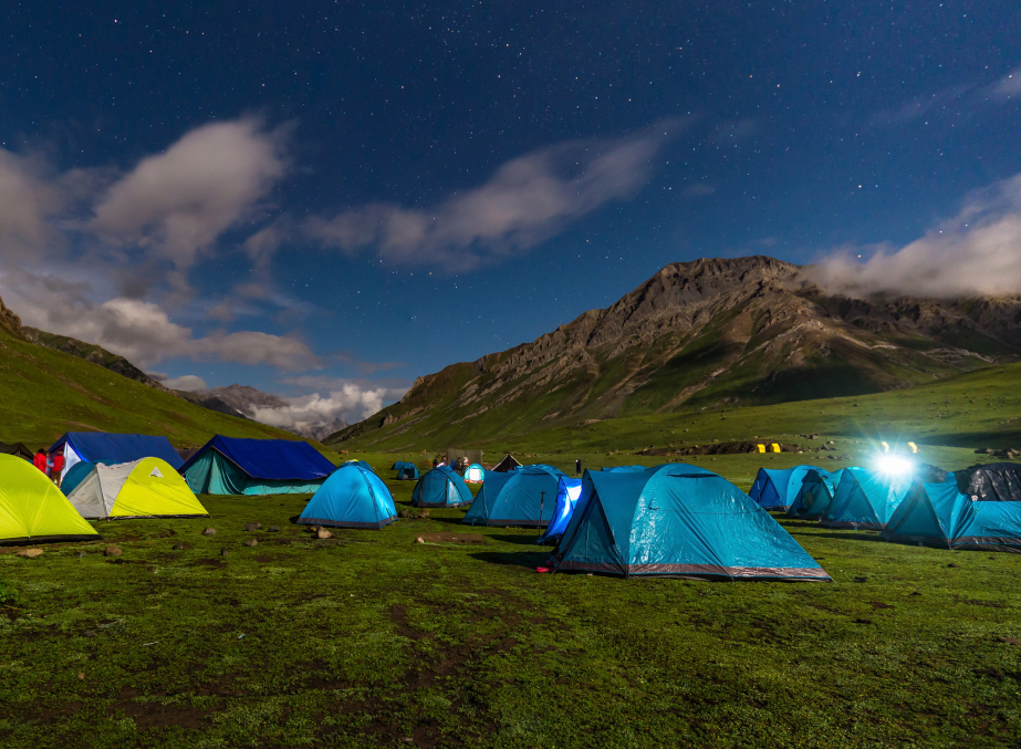 camping in kashmir