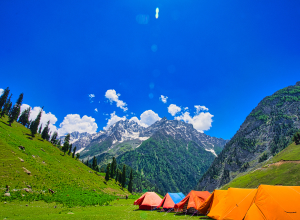 Camping among the Mountains